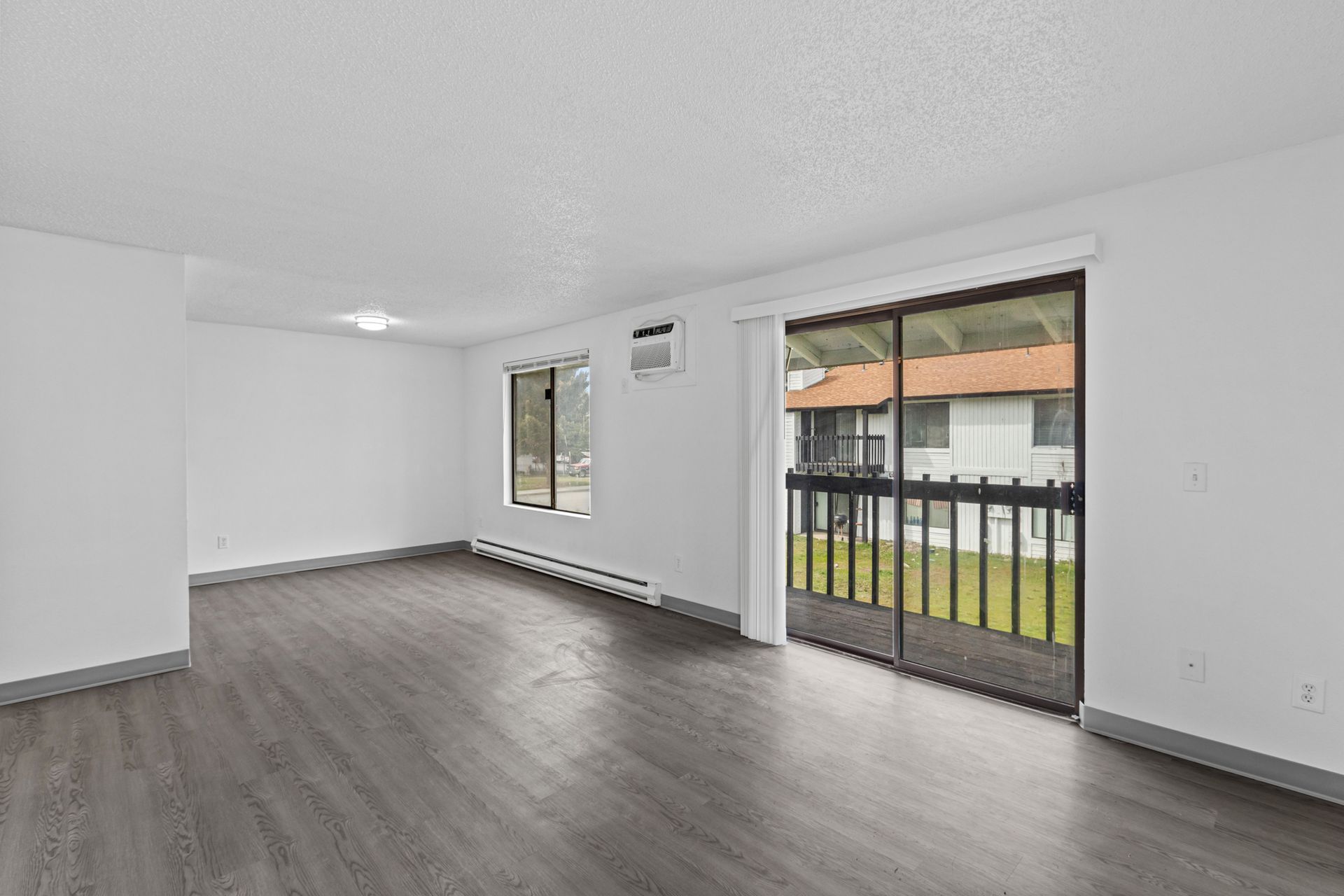 Houk 33 living room with patio