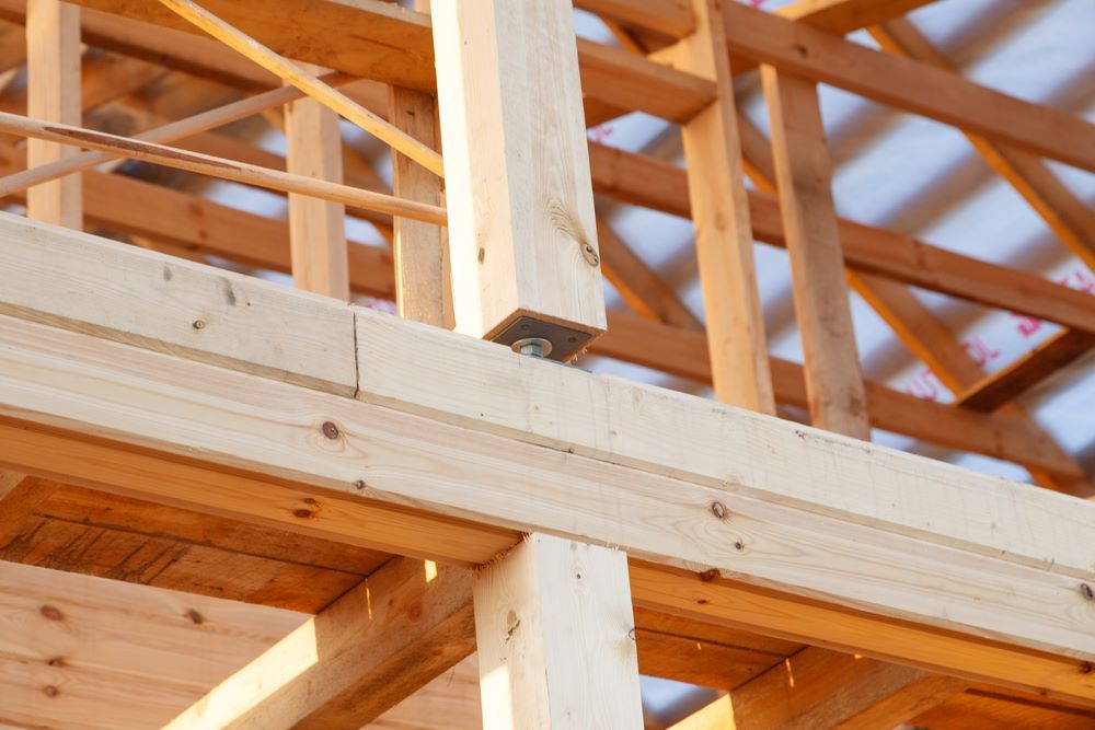 A Close up Of a Wooden Structure — Trussframe in Tenterfield, NSW