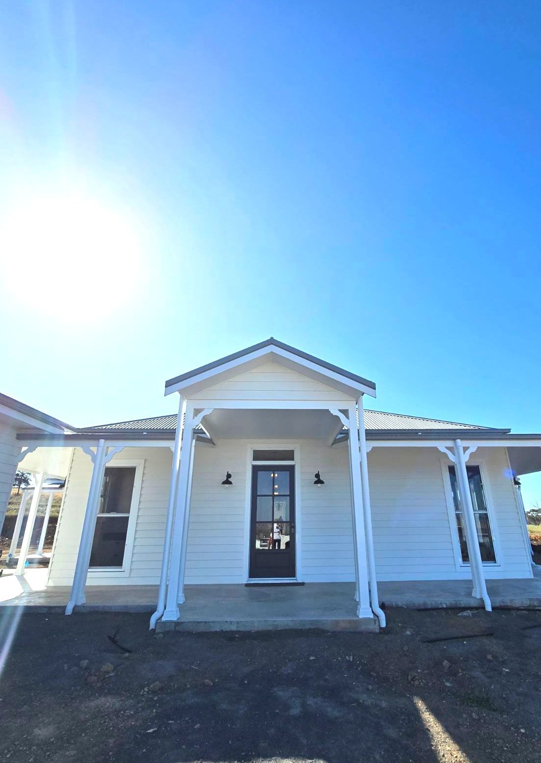 The Fascia of a Constructed Home Under a Blue Sky — Trussframe in Inverell, NSW