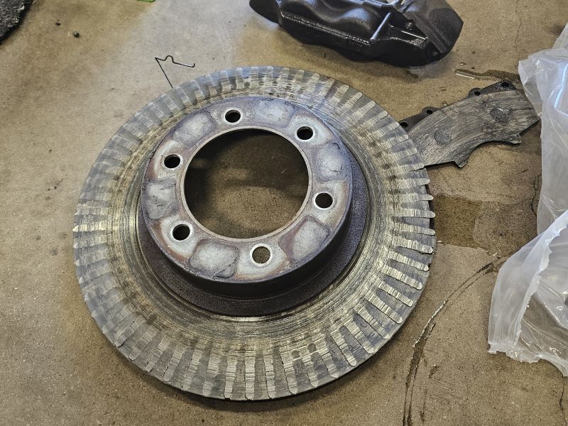 New brake rotor installation at Quicker Sticker College Station