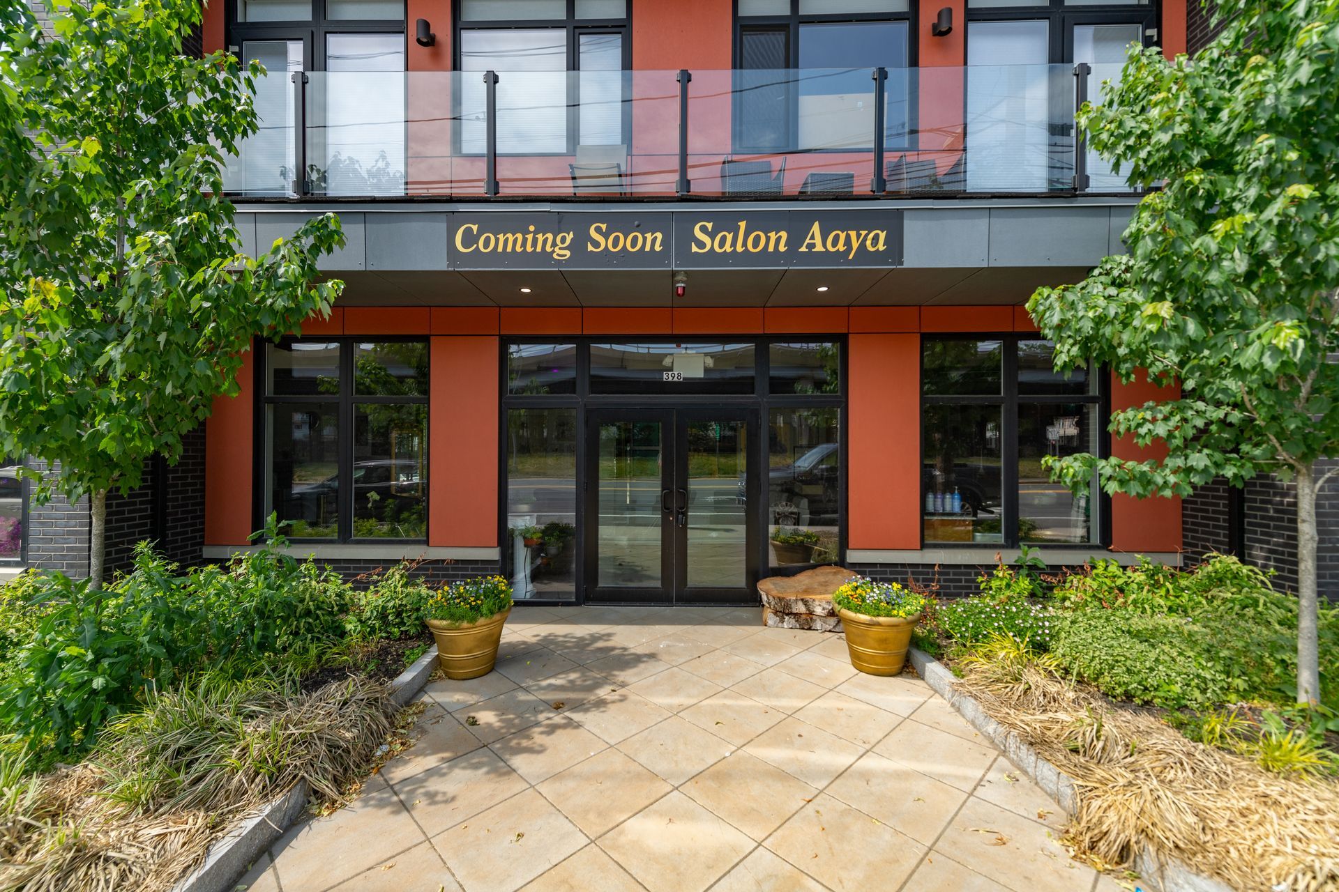 Exterior of a building with 