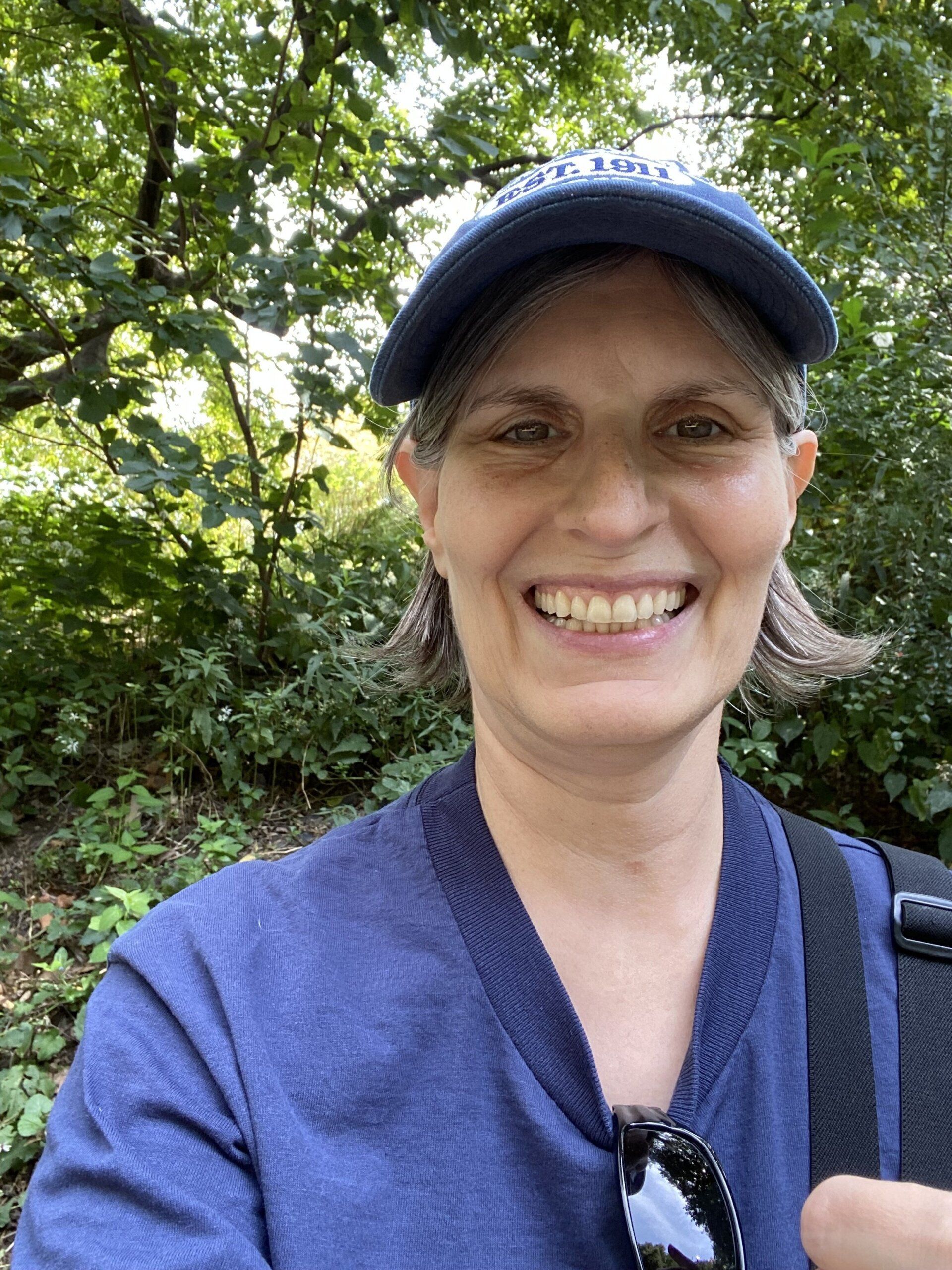 Beth Goffe With Blue Cap — New York City, NY — Select Tours NYC