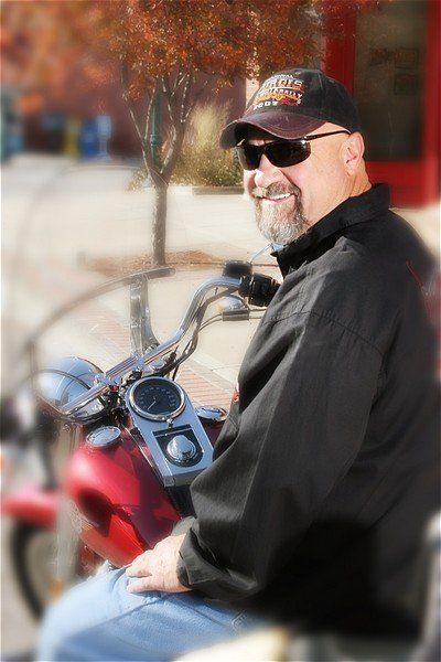 Happy Man On His Motorcycle — Tonganoxie, KS — Tonganoxie Dental