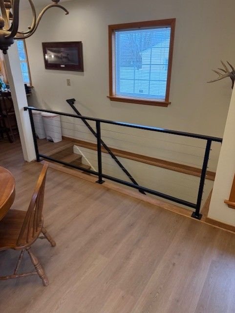 Modern Interior Cable Railings In Waterloo, IA