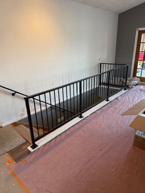 Custom Modern Interior Railing In Nashua, IA