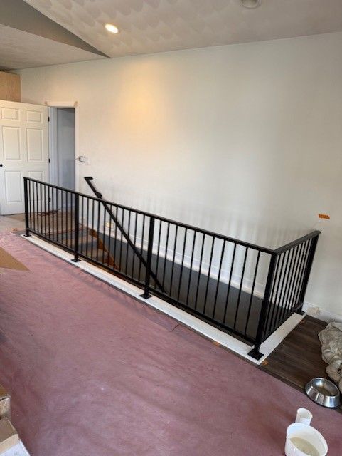 Custom Modern Interior Railing In Nashua, IA
