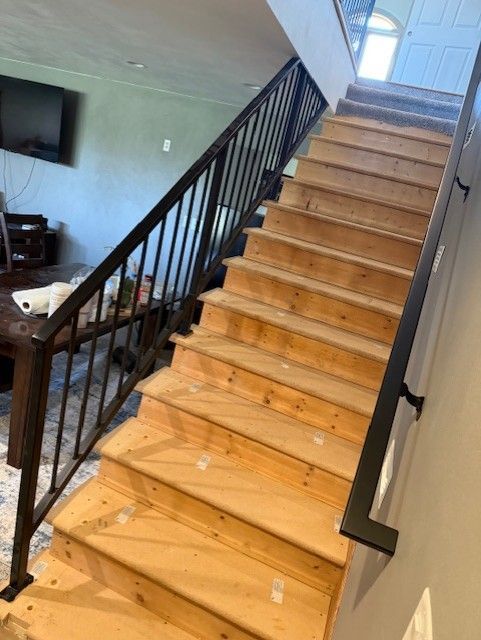 Custom Modern Interior Railing In Nashua, IA