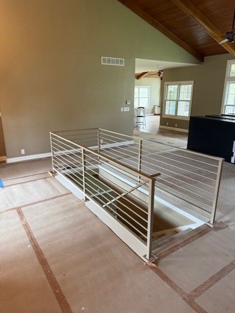 Custom Modern Interior Railing & Wall Rail In Cedar Falls, IA