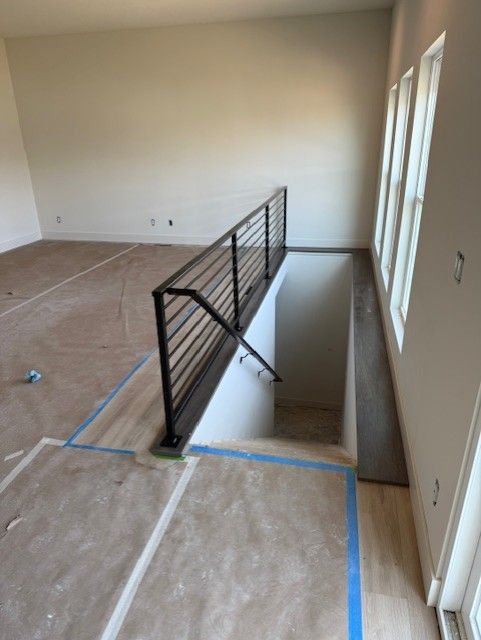 Custom Modern Interior Railing In Cedar Falls, IA