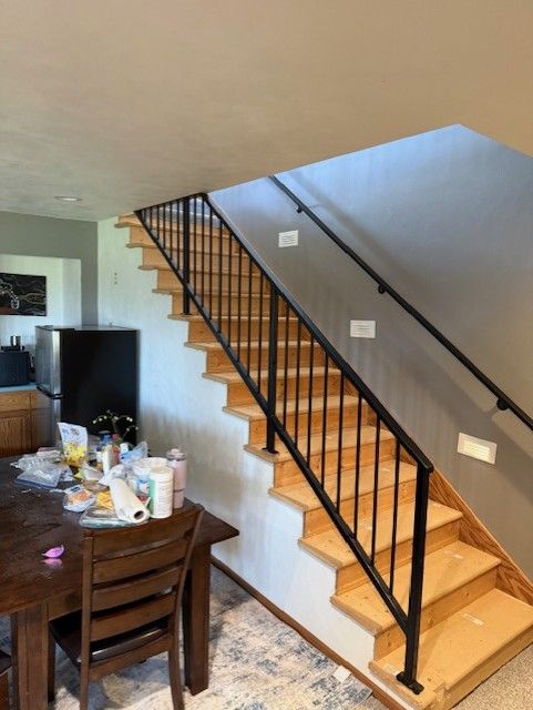 Custom Modern Interior Railing In Nashua, IA