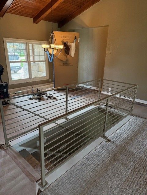 Custom Modern Interior Railing & Wall Rail In Cedar Falls, IA