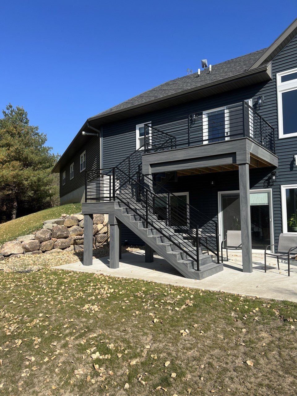 Standard Handrails and Railings for Precast Steps | Cedar Rapids, Fort ...