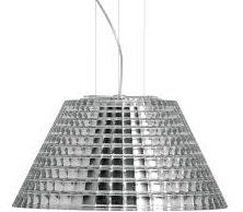 lampada a sospensione in acciaio decorato