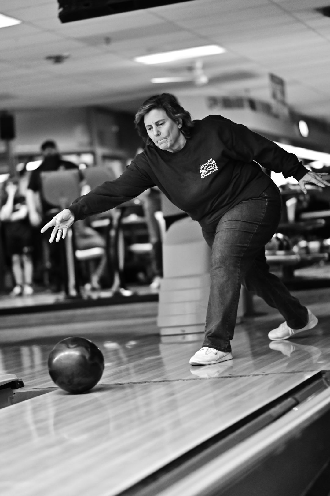 Interclub bowling event with Geneva Kiwanis.