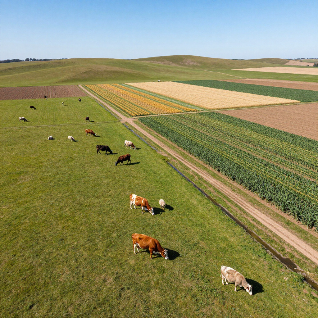 Livestock and crop - our bread and butter.