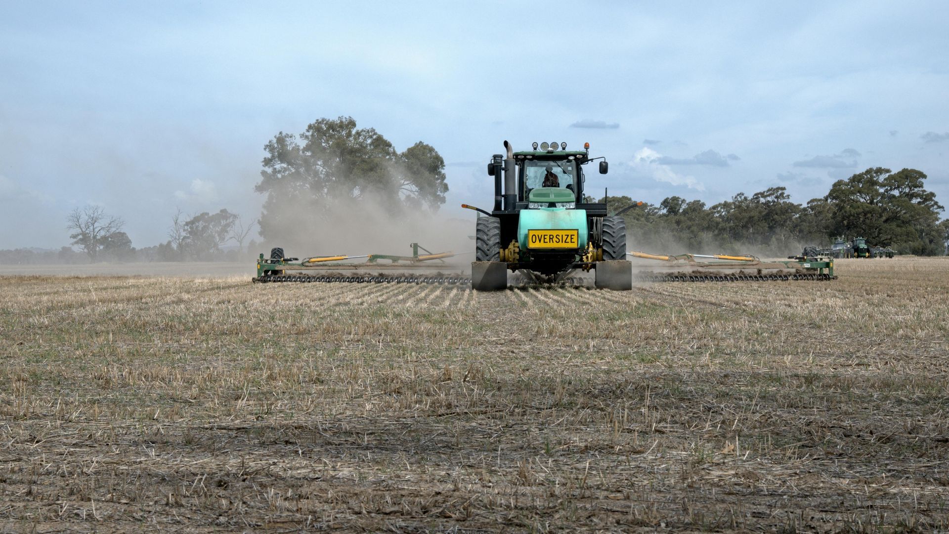 Seeding time.