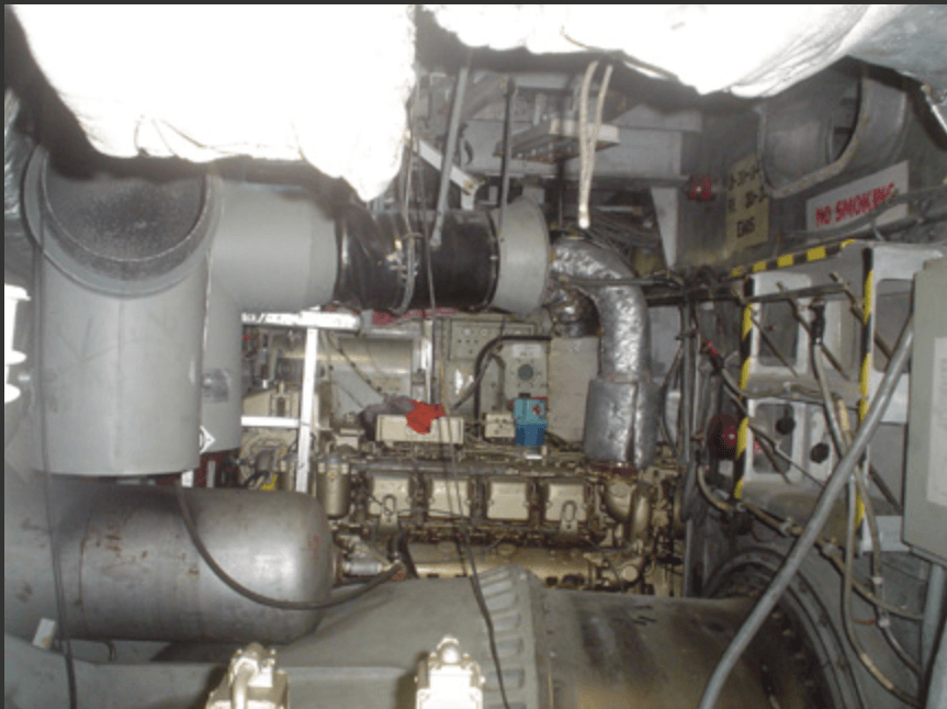 Diesel & pump machinery room