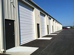 Fenced, secure indoor storage units c