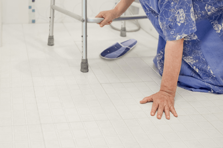 Homemaking — Old Woman Fell into Bathroom Floor in Lincoln, NE