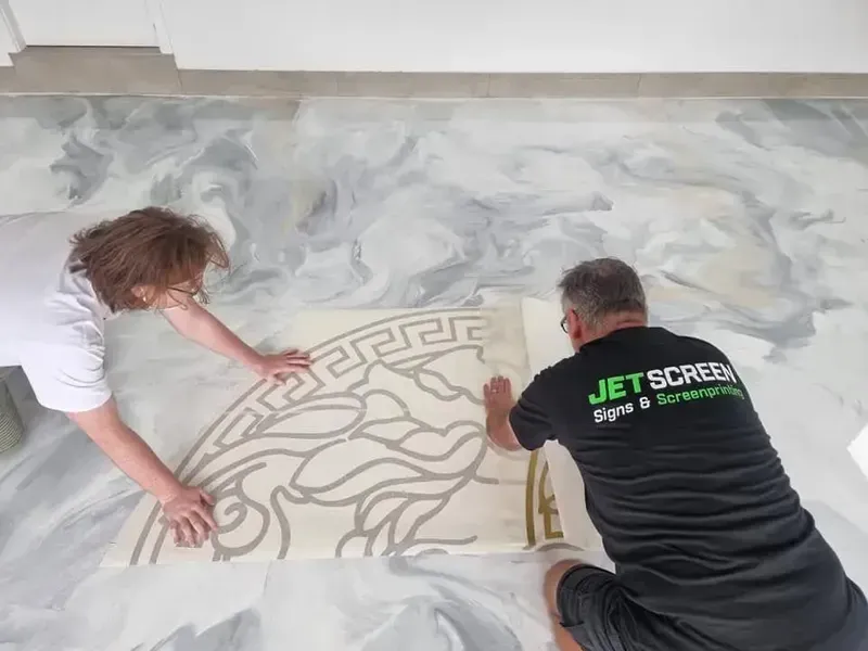 T Shirt Showing a Custom Design — Professional Signs in Wollongong