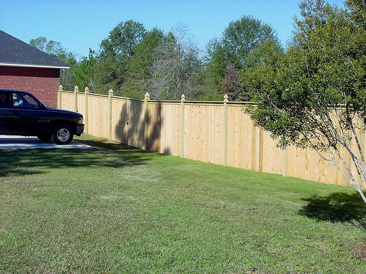 4x4 Post Fence — Hattiesburg, MS — United Fence Co