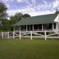 House with Ranch Fence — Hattiesburg, MS — United Fence Co