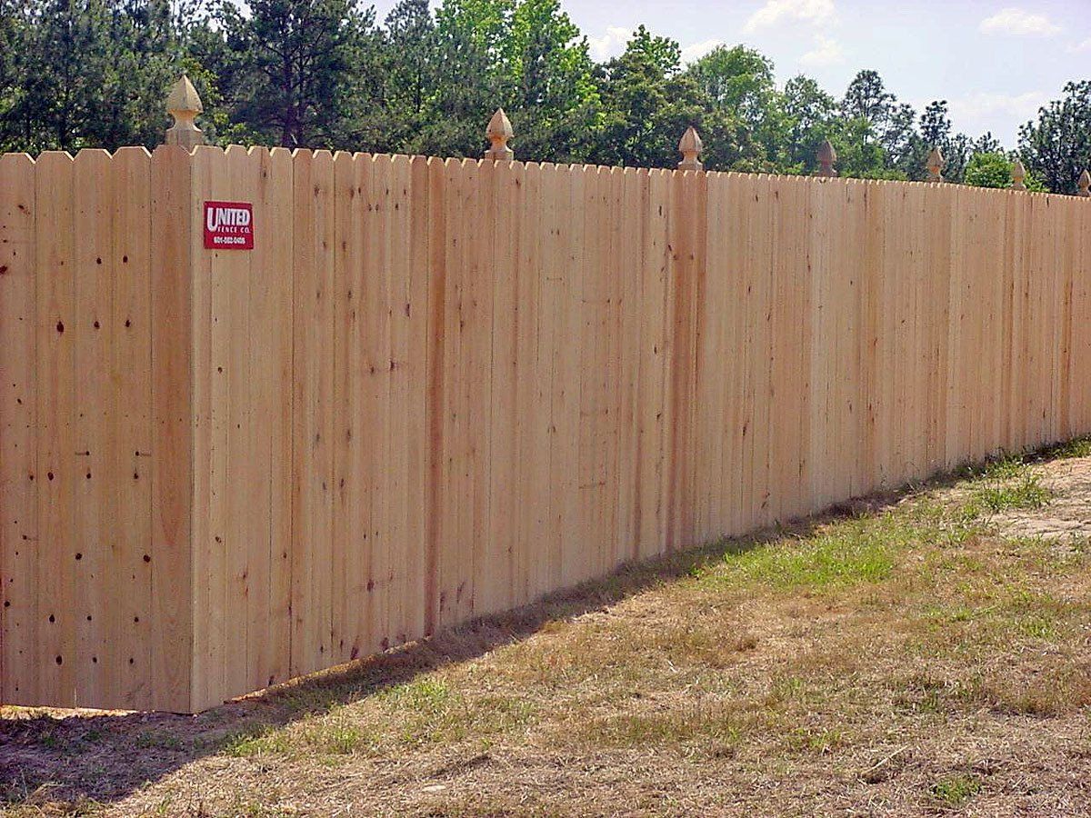 Dog Eared Fence — Hattiesburg, MS — United Fence Co