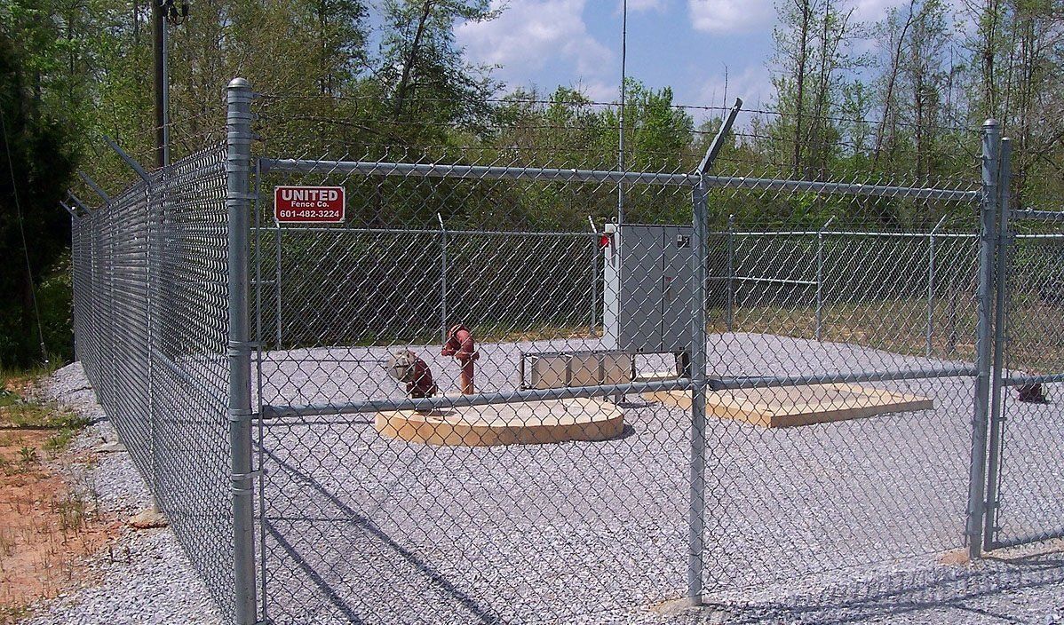 Galvanized Chain Link Fence — Hattiesburg, MS — United Fence Co