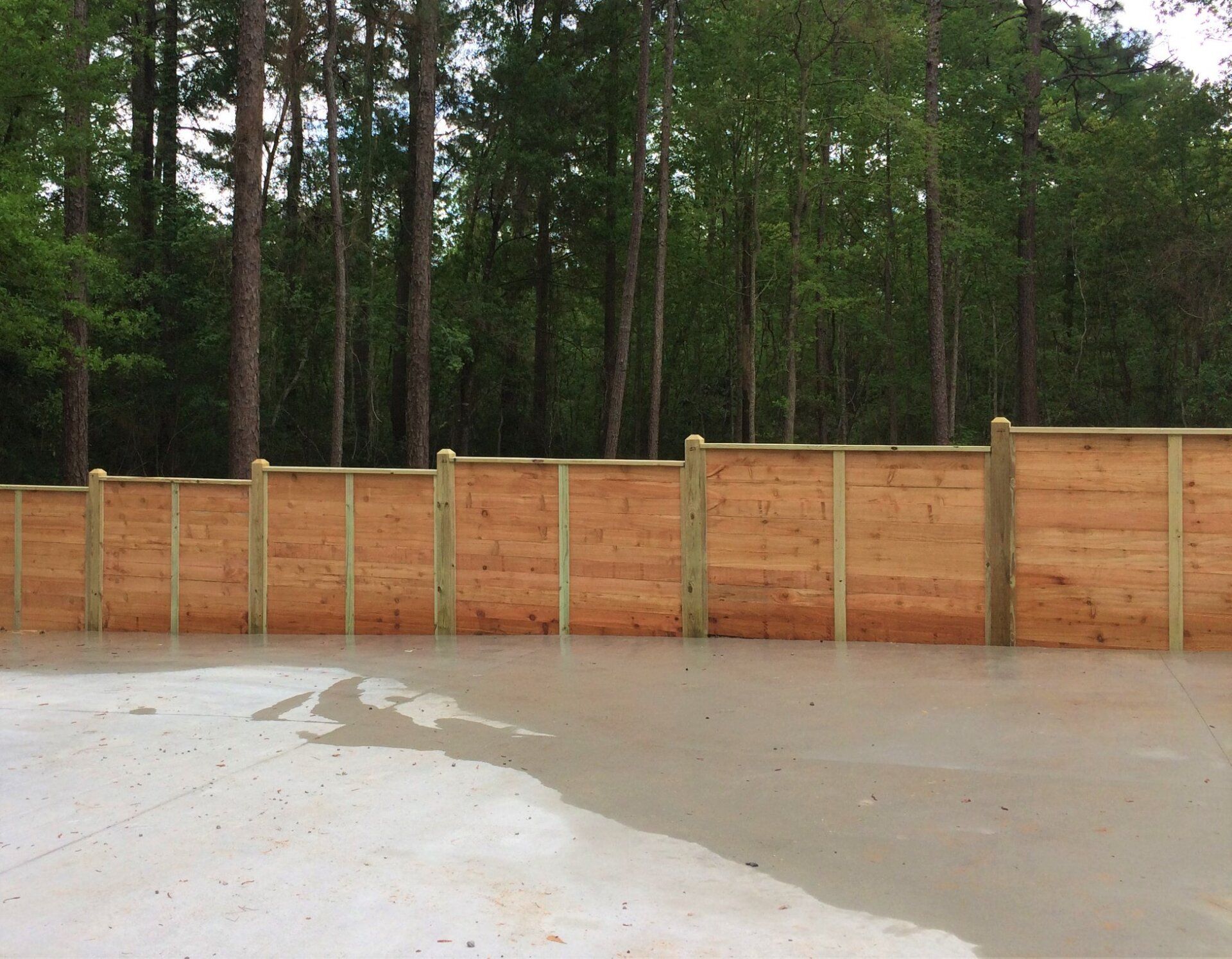 Stepped Fence — Hattiesburg, MS — United Fence Co
