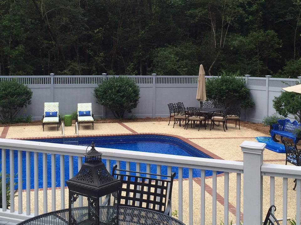 Vinyl Fence — Hattiesburg, MS — United Fence Co