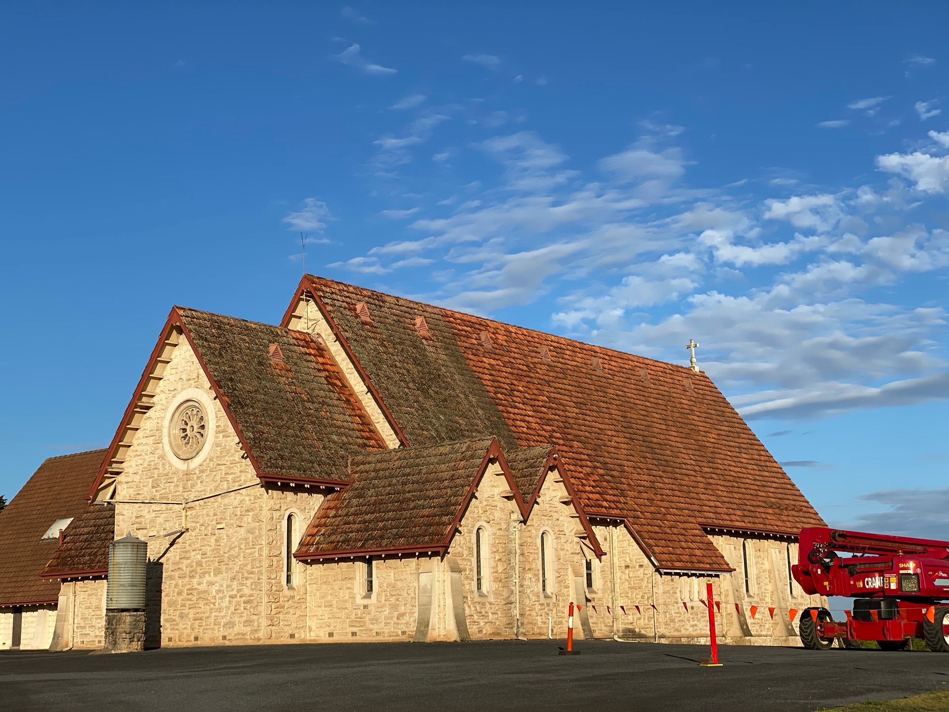A large building with a clock on the side of it
