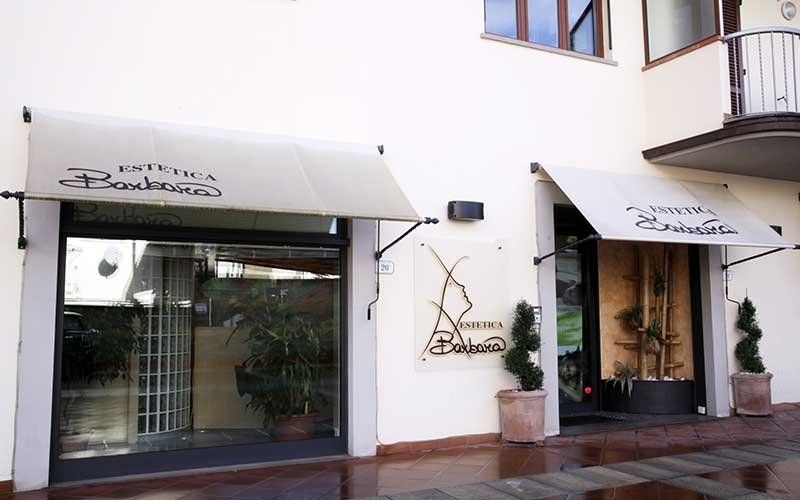 vetrina centro estetico