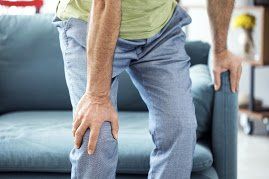An Old Man Having Knee Pain — Goodrich, MI — Davison Chiropractic