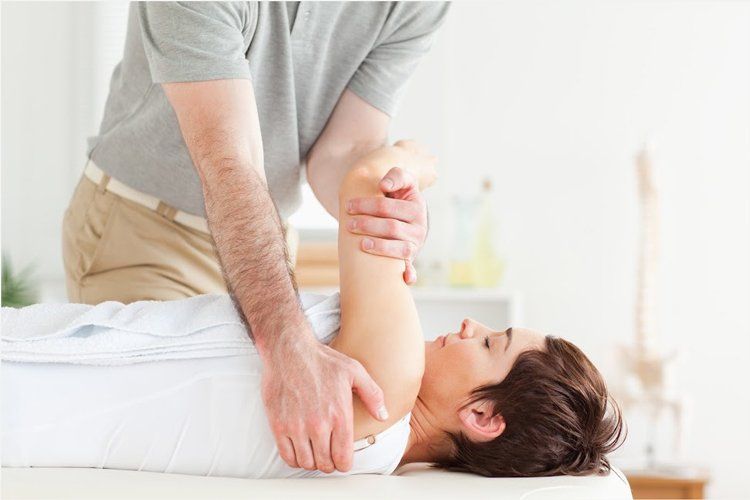Therapeutic Massage — Woman on Therapy in Davison, MI