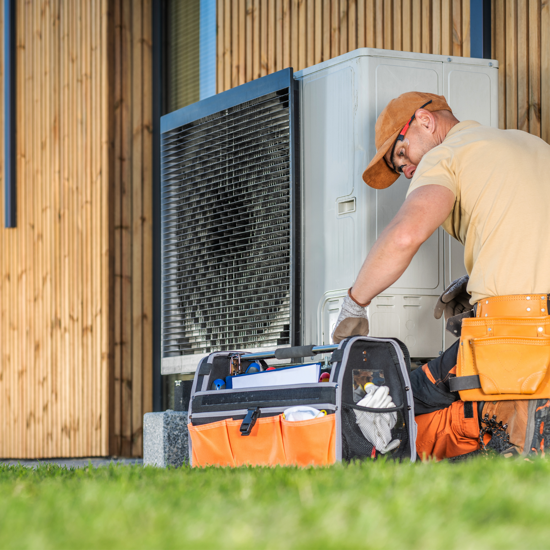 Landscapers and HVAC in Ellington