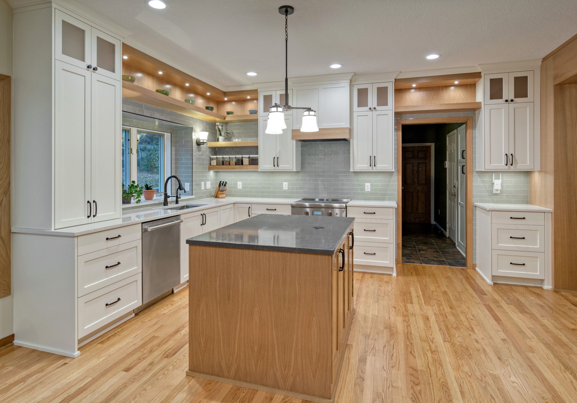 Main Level and Kitchen Remodel Before and After | Dercon