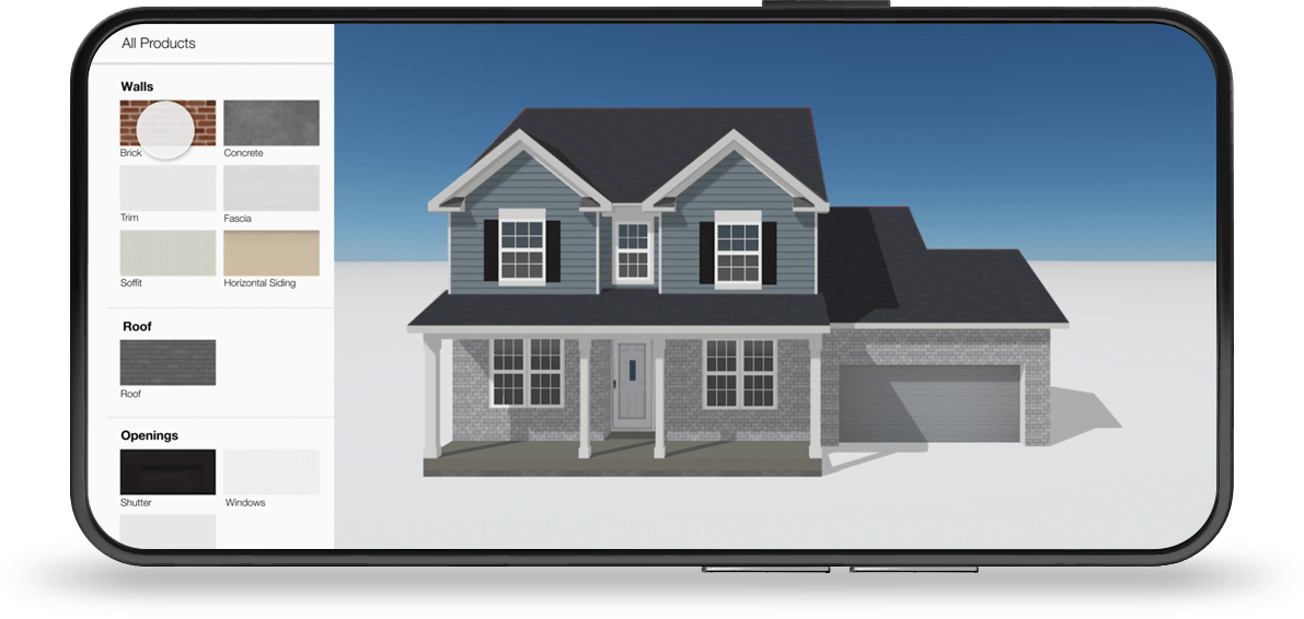 Screenshot of Design Pro app 3D home model