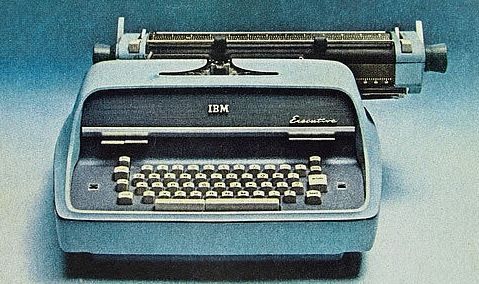 A typewriter with the letter n on it