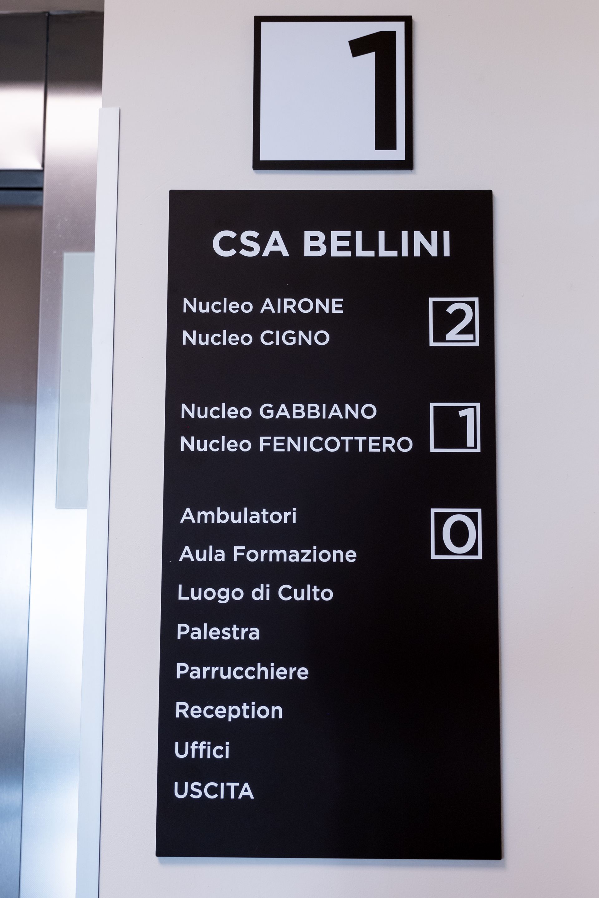 indicazioni interne centro servizi anziani bellini