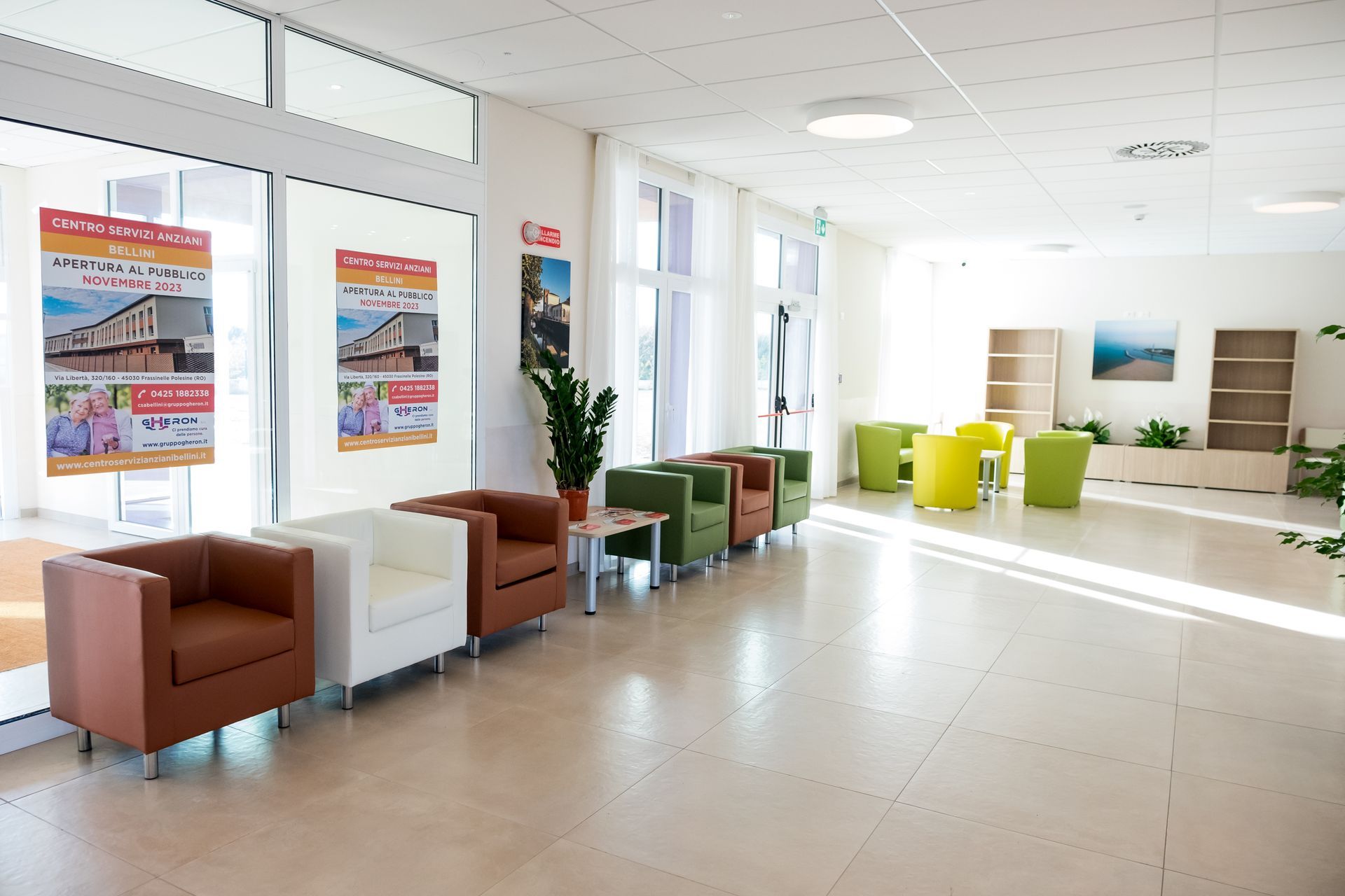 ingresso centro servizi anziani bellini