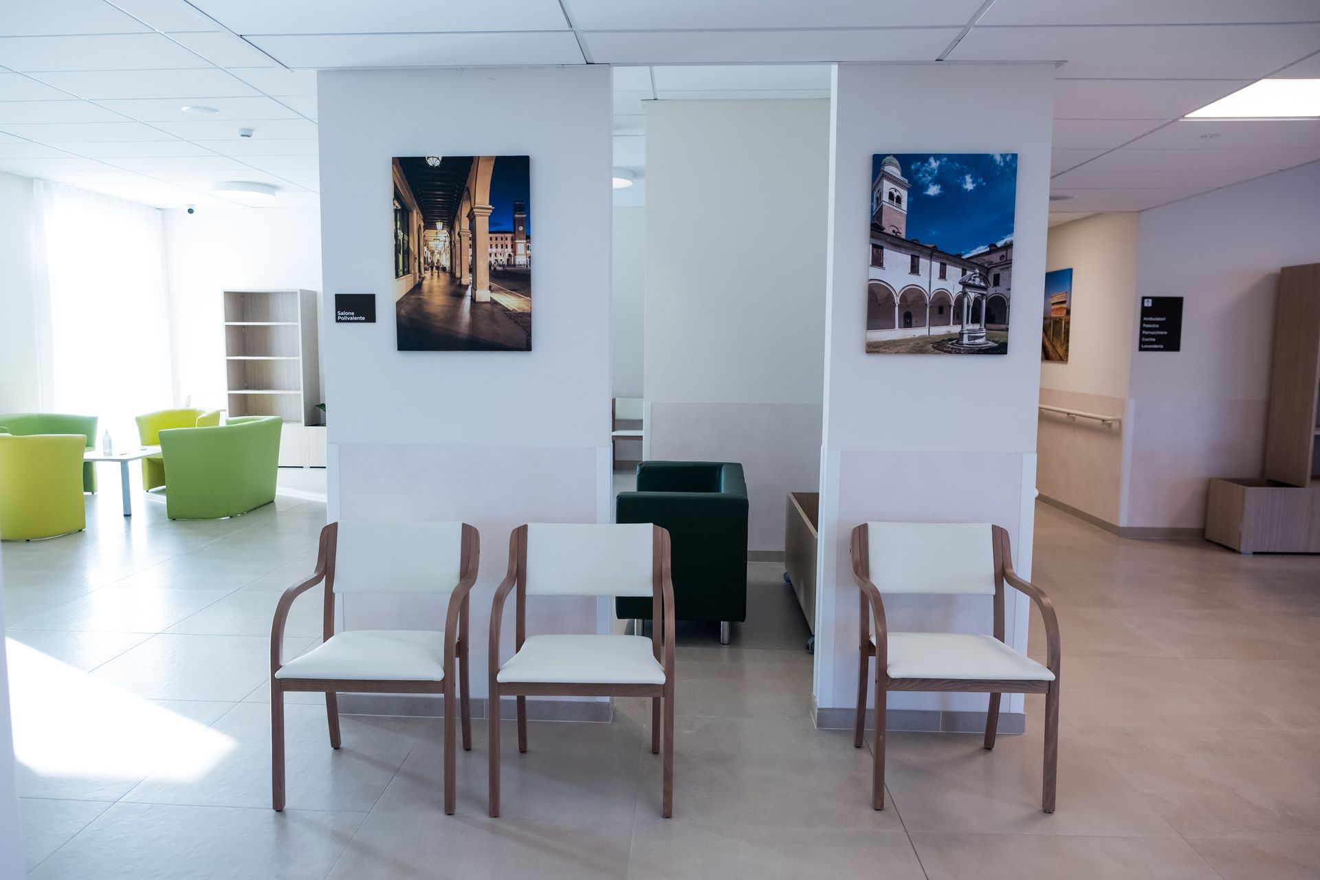 sala d'aspetto centro servizi anziani bellini