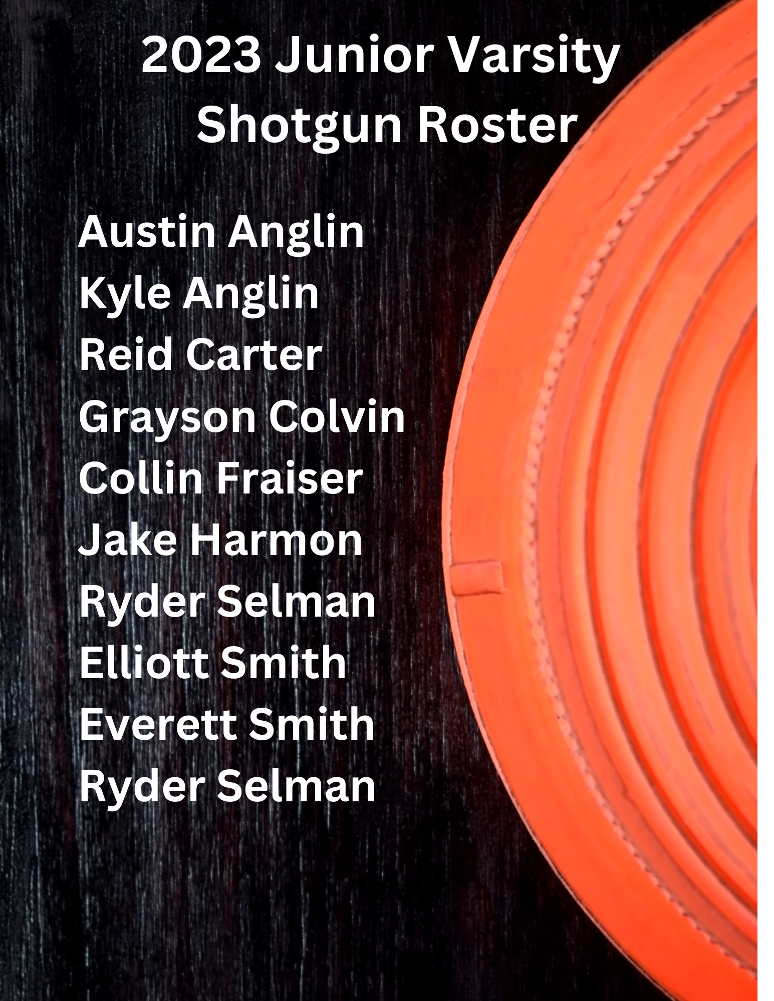 Junior Varsity shotgun roster
