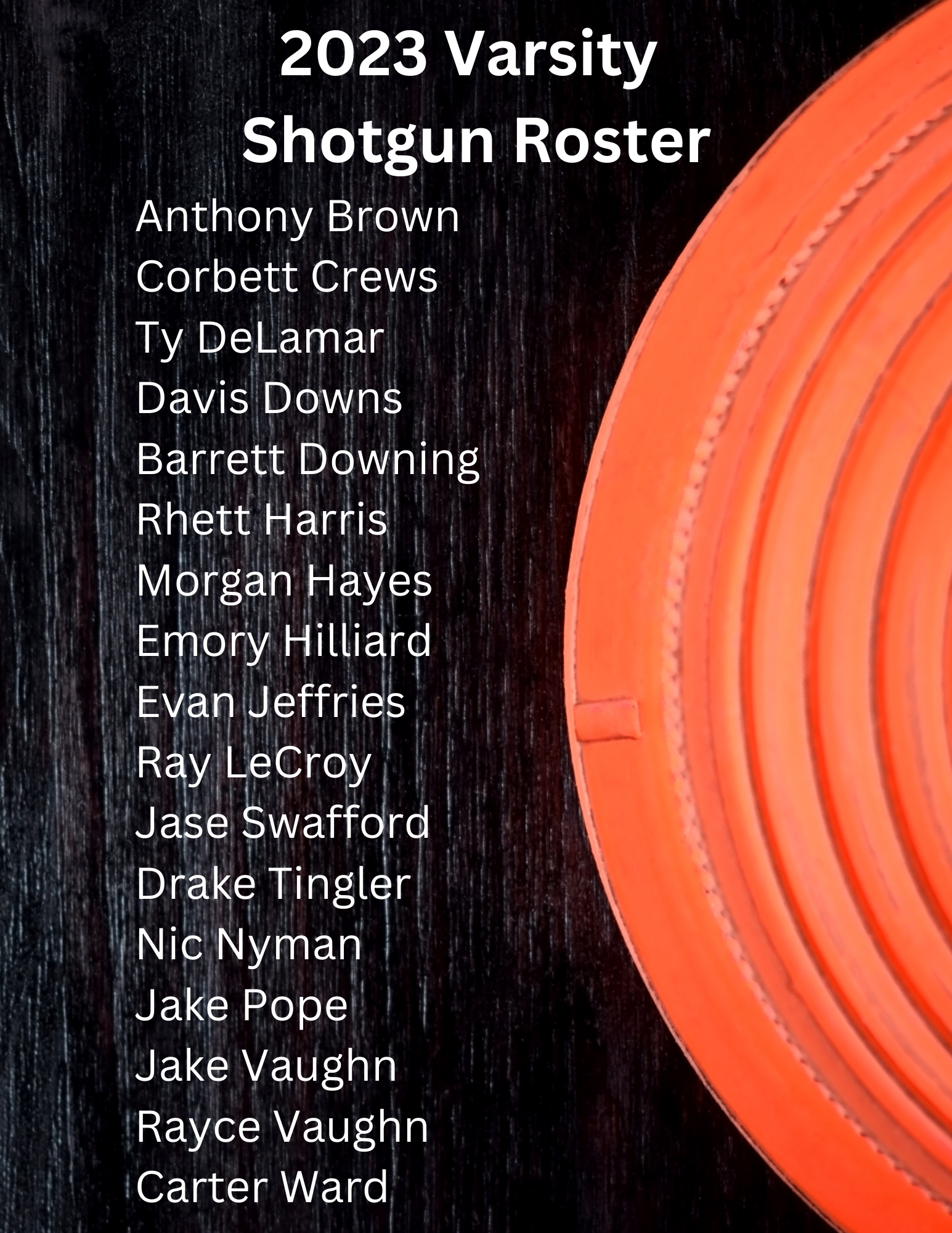 Varsity shotgun roster