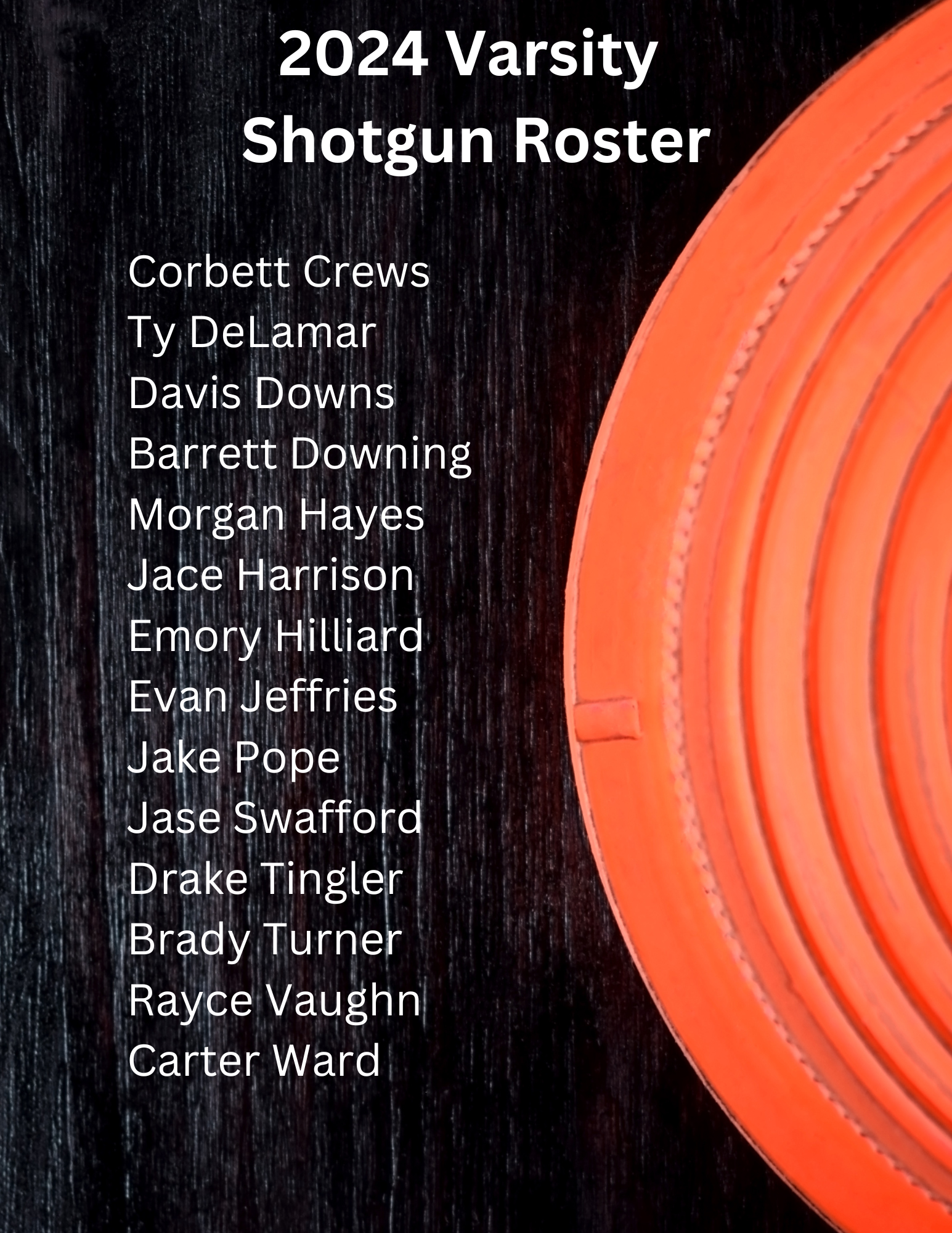 Varsity shotgun roster