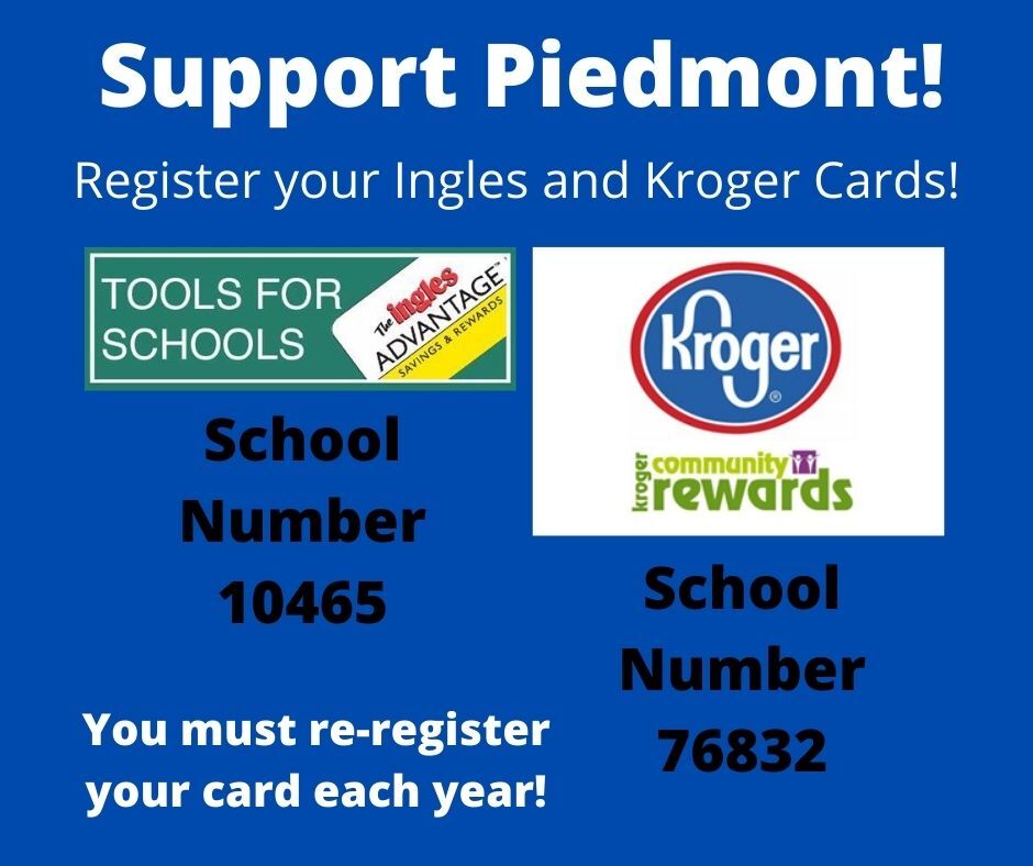 support piedmont register your ingles and kroger cards you must re-register your card each year