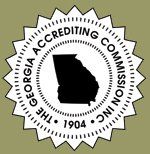 the logo for the georgia accrediting commission inc .