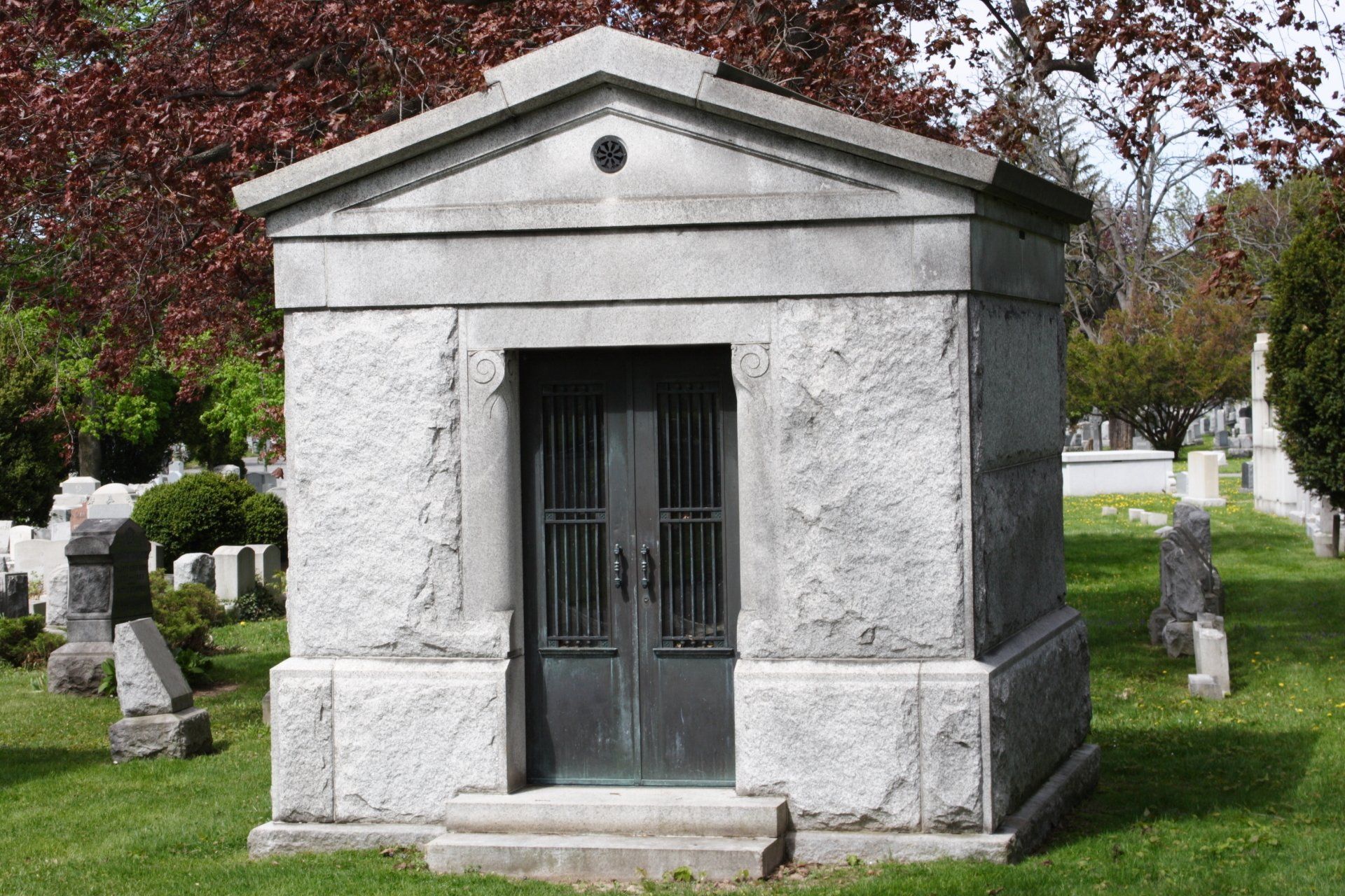 Private Tomb In Cemetery