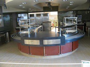 Integrally Welded Cashier Stands