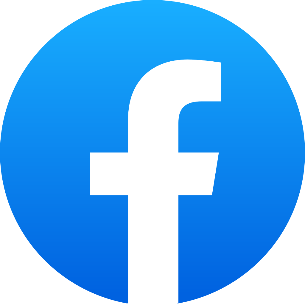 Facebook logo: white 