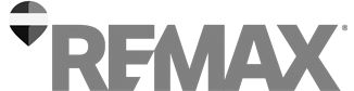 REMAX logo: gray letters with a multi-colored dot design.